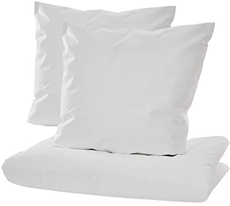 Bedfine Milbenschutz Bettwäsche für Hausstauballergiker - Encasing Bettbezug 200x220cm und Zwei Kissenbezüge 80x80cm, Milbenkotdicht
