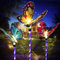 LED Luces Solar Exterior-3 Piezas Luces solares de jardín - cambio de color Fibra óptica Mariposas al aire libre decoraciones Aplicar para Cerca, Patio, Terraza, Patio, Entrada de auto