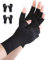 AovYoo 2 Paar Arthrose Handschuhe mit Kupfer, Fingerlose Rheuma Kompressionshandschuhe, Arthriti Gaming Handschuhe, Sehnenscheidenentzündung Rheumatische Schmerzlinderung, Karpaltunnelsyndrom(S)