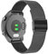 KeeFos 18mm Metall Armband Kompatibel mit Garmin Venu 3S 41mm/Forerunner 265S/255S, Herren Damen Uhrenarmband, Edelstahl Metall Ersatzarmband für Garmin Vivoactive 4S 40mm/Vivomove 3S 39mm - Schwarz