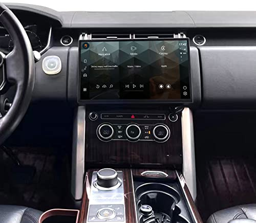 MOOKAKA Android Auto Radio 2 din GPS Navigation Unité principale pour Land Rover Range Rover Excutive L405 2013-2017 Voiture Stéréo Lecteur Multimédia 13 pouces Écran Carplay (8+64GB)