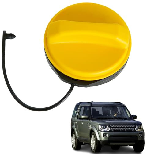 Ruolin Auto Tankdeckel, Tankverschluss Treibstoff Deckel mit Tankverschluss Halteband Ersatz für Land Rover Discovery 3/4/ 5, Ersatz für Range Rover Sport MK1 TDV6/ Evoque