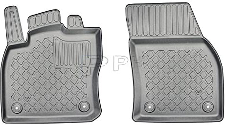 Premium Gummifußmatten Fussmatten Gummifußschalen für VW Caddy V/Caddy Maxi V/Caddy Cargo V/VW Caddy Maxi Cargo/Ford Tourneo Connect III ab 2020-