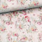 Meterware, Stoffe zum Nähen für Kinder, 100% Baumwolle: 0,5m Premium Baumwollstoff mit Prinzessin und Einhorn sowie Blumen auf puderrosa - Mädchen Kinderstoff mit Tiere