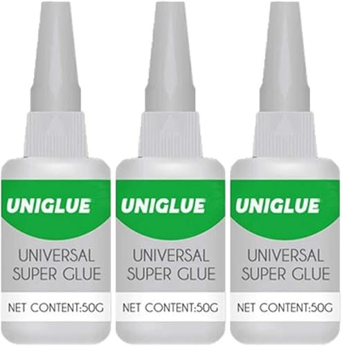 Universalkleber Transparent,50 Ml Hochfester Öliger Schweißkleber,Leistungsstarker Universalkleber,Öliger Kleber,Superkleber Für Harz,Keramik,Metall,Glas,Trocknet Nur In 10 Sekunden(1/2/3 STÜCK)