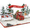 CUTPOPUP Xmas Truck - Carte de joyeux Noël pop-up, 15x20cm, Carte Noel 3D, nouvel an, carte de vœux de vacances (voiture de Noël sous l'arbre)