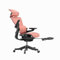 HINOMI H1 Pro V2 Chaise de Bureau Ergonomique avec Repose Pied, Support Lombaire, Fauteuil de Bureau Ergonomique Pliable, Accoudoirs, Siege de Bureau Inclinable 136° (Corail, Hauteur supplémentaire)
