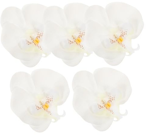 DIYEAH Künstliche Orchideenblüten Köpfe Fake Phalaenopsis Blumen Für DIY Dekoration Ideal Für Hochzeits Und Wohnaccessoires