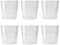 WD Lifestyle - Set 6 Bicchieri in Vetro Borosilicato 300ml Decorati con Aforismi