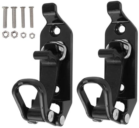 Kit de Serrage en Caoutchouc Métallique sécurisé pour Support de Pelle de Toit pour Voiture, Camion, Bateau (Black)