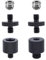 NIYATA 1 Satz Stativ Gewinde Adapter 1/4 auf 3/8 Zoll, Stativ Adapter, Adapter-Schrauben 3/8 auf 1/4 Zoll Adapter, Schraube Gewindeadapter, Stativgewinde, für Kamera Lampenstative Mikrofonstativ