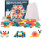 EACHHAHA Tangram Shape Puzzle,180 Pcs Wooden Pattern Blocks,Creative Jigsaw Puzzle Toys for Kids,Montessori Educational Learning Toys for 3 4 5 Year olds Boys and Girls