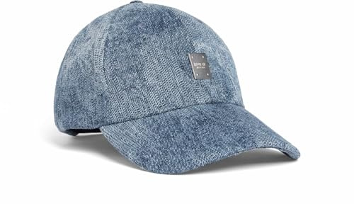 Replay Damen Cap Denim, Washed Denim 0795 (Blau), Einheitsgröße