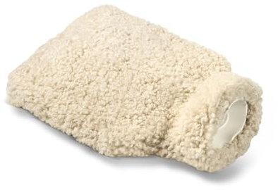 Fellhof Wärmflasche mit Lammfellbezug Teddy 2l