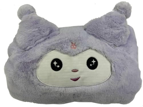 Bolsa de agua caliente eléctrica, 500 W, máx. 75 °C, con suave forro de felpa, ideal como calentador de manos y piés, alivia dolores musculares, dorsales y menstruales (Viola-Coulomi)