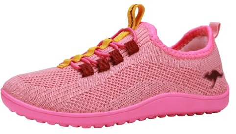 KangaROOS K-BFK Bole Barfussschuhe, Rose/Egg Yolk, 38 EU