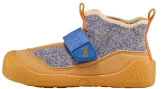 Affenzahn Lauflerner Knit Toddly zum Reinschlüpfen, rutschfest, mit Klettverschluss, Flexibel, Leicht, Größe 19-25 Affenzahn 10 Jahre - Beige, 20