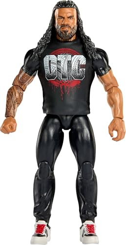 Mattel WWE Roman Reigns Action Figure, Main Event Series #160 | 6-inch Roman Reigns Collectible Superstar with 14 Articulation Points & Life-Like Look, For Kids & Collectors, JHH82