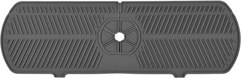 Silicone Sink Drip Mat, Sink Faucet Mat, Kitchen Tap Splash Guard Foldable Draining Holder Countertop Protector for Kitchen Bathroom (45x14cm)