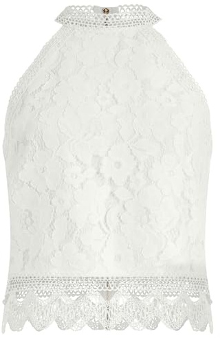 APART Fashion Damen Spitzentop Spitzentop