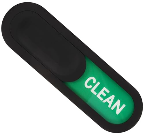 COLLBATH Magnetisches Geschirrspüler Schild „sauber/schmutzig“ aus Abs und Acryl mit Modernem Design Doppelseitiger Küchenreiniger Hinweis für Saubere Spülmaschine