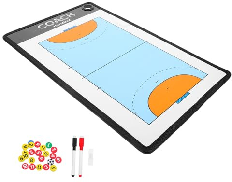 Beavorty Handball Magnettafel Tragbare Taktiktafel mit Abwischbarem Marker und Notizfunktion für Trainer im Wettkampf und Training