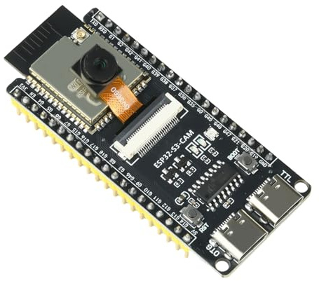 Heemol für ESP32-S3-CAM Entwicklungboards mit OV3660 Kamera, für ESP32-S3-N16R8 Modul 240MHz Dual-Core Prozessor CH340 Chip Mit WLAN Bluetooth für IoT Arduino,Dual USB-C Schnittstelle