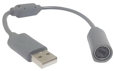 hogtnd Verlängerungsadapterleitung, Dongle, USB Abreißkabel, 25 cm, Ersatz Adapterkabel für kabelgebundenen Gamecontroller, Controller, Plug and Play USB