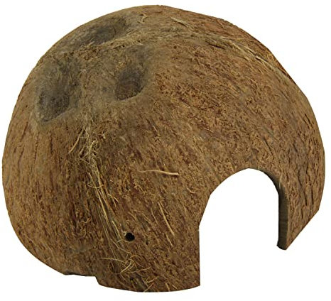 JBL 61510 Kokosnuss-Schale als Höhle für Aquarien und Terrarien, Cocos Cava 1/2 L