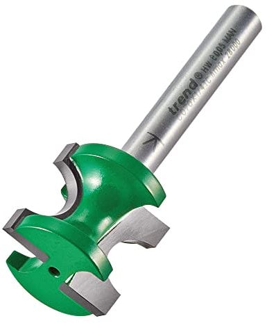 Trend CraftPro Staff Bead Router Cutter, 1/4 Inch Shank, 5.2mm Radius and 20mm Cut Diameter, Tungsten Carbide Tipped, C070X1/4TC