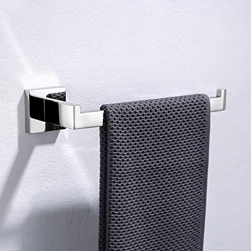 TURS Mensola Per Asciugamani Asciugamano Bar Sus 304 In Acciaio Inox Portasciugamani Bagno Lavabo Porta Asciugamano Anello Di Montaggio A Parete, Finitura Lucida