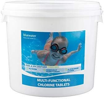 Bluewater 5kg Multifunctional Chlorine Tablets 200g Swimming Pool Chemicals by PoolShopUK