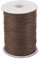 Bobina di filo di poliestere cerato, 1 mm, 181 metri/rotolo, per gioielli fai da te, collane, bracciali, artigianato, colore marrone cocco