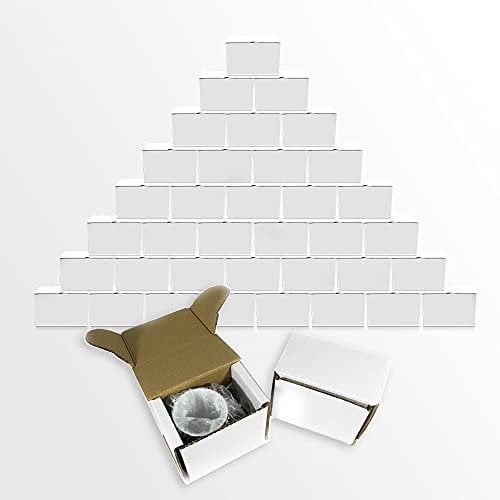 Smash Proof Mug Boxes 10oz,11oz for Shipping and Gifts, Cardboard Boxes White Shipping Box, 150 x 110 x 95mm Kraft Corrugated Small Mailing Boxes (5)