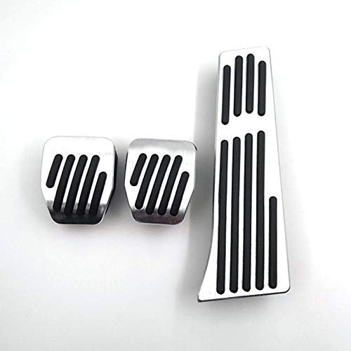 JIERS Auto Pedalauflagen, Für BMW 1 3 5 7er E46 E36 E38 E60 F10 F18 E84 E85 E87 E90 E92 E65 E66 F25 F26 1999-2018, MT Manuelle Autopedale Gas Kraftstoffbremspedal