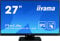 iiyama ProLite T2754MSC-B1AG 68,6cm 27 IPS LED-Monitor Full-HD 10 Punkt Multitouch kapazitiv VGA HDMI USB 3.0 AntiGlare-Beschichtung Höhenverstellung schwarz