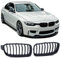 Sport Kühlergrill Performance Schwarz Matt passend für BMW 3er F30 F31 11-19