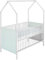 Schardt - Kinder Hausbett Venice Weiß Lackiert - 70 x 140cm - 3fach Höhenverstallbares Kinderbett In Weiß mit Herausnehmbaren Schlupfstäben