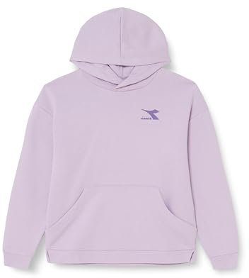 Diadora Jg. Hoodie Gloss, Felpa Bambine e ragazze, Viola (Purple Rose), XS