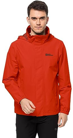 Jack Wolfskin Herren Stormy Point 2L JKT M Jacket, Strong red, XXL