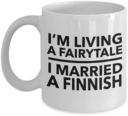Finnische Tasse - finnische Frau - finnischer Ehemann - finnisches Hochzeitsgeschenk - finnische Tasse