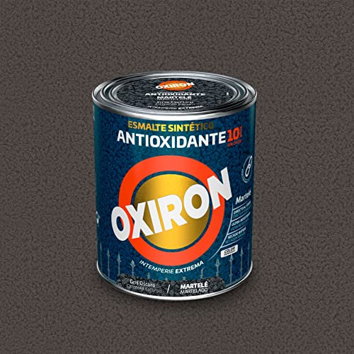 Oxiron Esmalte Antioxidante Martelé Gris Oscuro 4 L