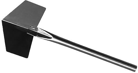 Stainless Steel Drywall Corner Trowel Wall Corner Putty Mud Smoothing Construction Internal and External Corner Tools (Color : Positive Angle, Size : L)