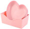 Culnflun Piatti a Forma Di Cuore, Piatti a Forma Di Fiocco, Piatto a Forma Di Cuore, Facile Da Pulire, Piatto Di Frutta, Utensili Da Cucina Multifunzionali (5 Platters with Holder)