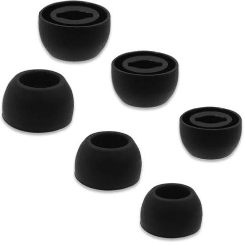 6 Pezzi Tappi Auricolari in Silicone Compatibile con Samsung Galaxy Buds Pro, Gommini ricambio Disponibili Antirumore Adattatori Auricolari Antiscivolo Adatti Alla Custodia Di Ricarica (S/M/L)
