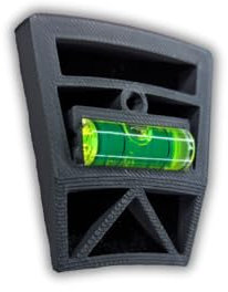 Triformia Dartscheiben-Wasserwaage Werkzeug - Umweltfreundliche 3D-gedruckte Wasserwaage für Dartscheiben-Setup - Treble Ring Radius Fit - Kompatibel mit Winmau, Unicorn, One80, WDF Boards