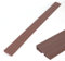 Türschwellenrampe, 90x7.5x2cm/1.5cm Selbstklebend Schwellenrampe mit Kabelkanal, rutschfeste Rollstuhlrampe aus Vollgummi für Rollstuhl, Saugroboter, E Scooter (Braun, 90 x 7.5 x 1.5cm)