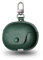 Case for Honor LCHSE X7 Wireless Earbuds,PU Leather Soft Protective Cover,Includes a Carabiner to Prevent Loss,waterproof,Drop-Proof,Lightweight and Portable,Blackish Green