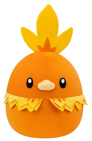 Squishmallows Original SQPK00070 Torchic Pokémon Plüschtier 35 cm großes - Offizielles Jazwares Ultraweiches Produkt