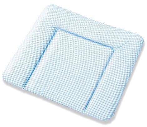 Pinolino 71685-2 - Wickelauflage Komfort, Folie, Vichy-Karo hellblau
